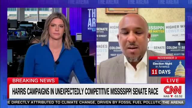 Democratic Senate Candidate on CNN Praises Trump for ‘Good Job of Securing the Border’