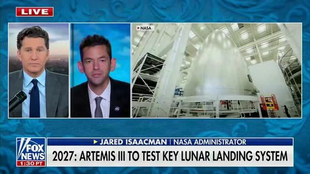 NASA Admin Isaacman: Thanks to Trump’s Nat’l Space Policy, We Took Another Step in the Direction Towards the Moon
