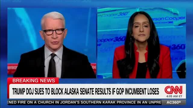 Vanita Gupta: ‘The Case Is Totally Meritless’ as Justice Department Request to Block Alaska Vote Certification