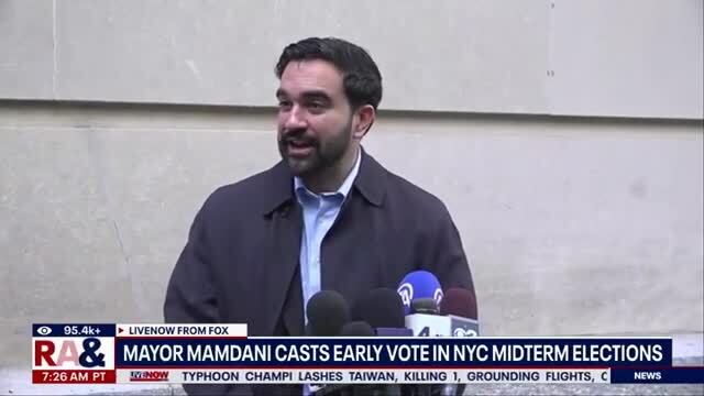 Mamdani Speaks After Casting Early Vote in NYC Midterm Elections: ‘I Was Proud to Flip My Ballot and Vote Yes on All Five Ballot Proposals’