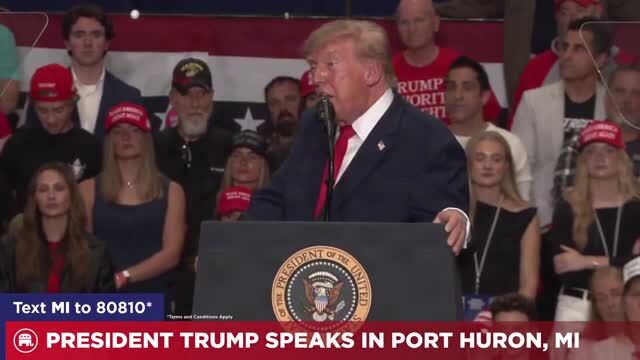 Trump on Bringing the F15’s to Michigan: ‘The Democrats Were Closing Selfridge Down, But I Saved Thousands of Jobs’