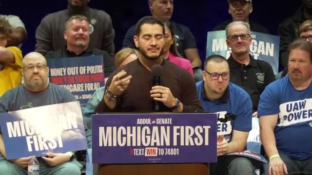 Abdul El-Sayed Calls Trump a ‘Carnival Barker’ and Mike Rogers ‘A Washed up Corporate Politician’