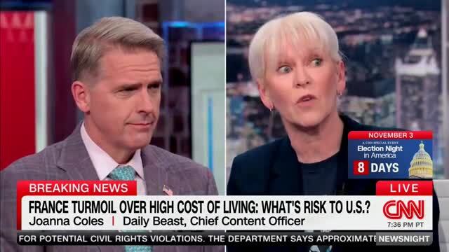 Scott Jennings Mocks Liberal CNN Guest Defending ‘Student’ French Protesters: ‘I Saw a Video of a 45-Year-Old Seventh-Grader’