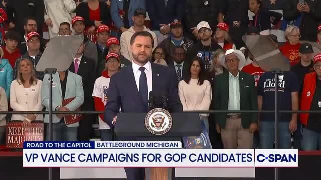 VP Vance: The People Who Are Still on the Fence, Who’s the Candidate Willing to Fight for Mich., Mike Is Showing Real Courage