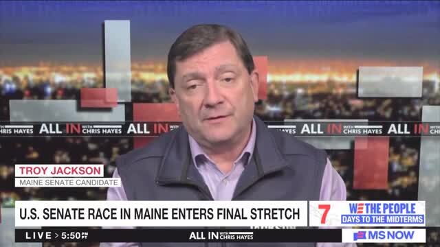 Troy Jackson: Susan Collins ‘Is Doing Everything She Can to Help the Billionaire Class’