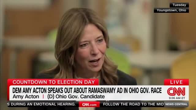 Ohio Gov. Candidate Amy Acton: Vivek Ramaswamy ‘Has Said Awful, Unthinkable Things the Entire Campaign’
