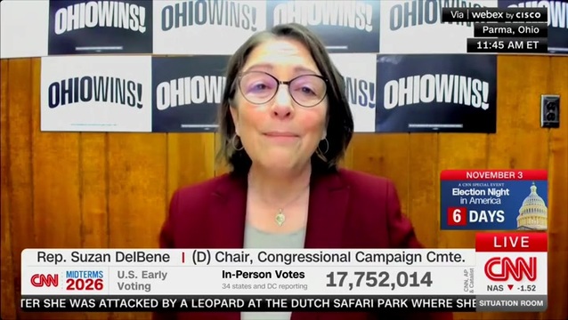 DCCC Chairwoman: Our Number One Focus Is Lowering Costs, Getting Rid of the Chaotic Tariffs