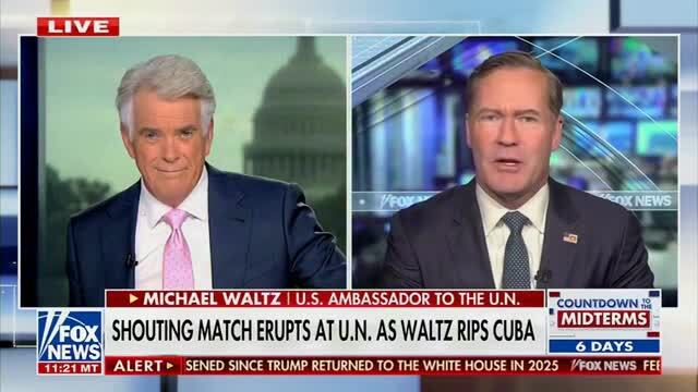 Amb. Waltz on Behavior of Cuban Delegation at U.N.: Under Trump’s Leadership, We Will Not Allow This Place To Be a Mechanism for Propaganda