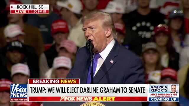 Trump Slams Mich. Dem Senate Nominee El-Sayed During S.C. Rally: If You’re Black or Jewish, and You Vote for Abdul, ‘You’re Crazy’