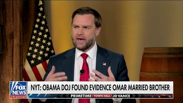 J.D. Vance: When the NYT Tells a Democrat that ‘You Maybe Married Your Brother’ Then Maybe, Ilhan Omar Really Married Her Brother