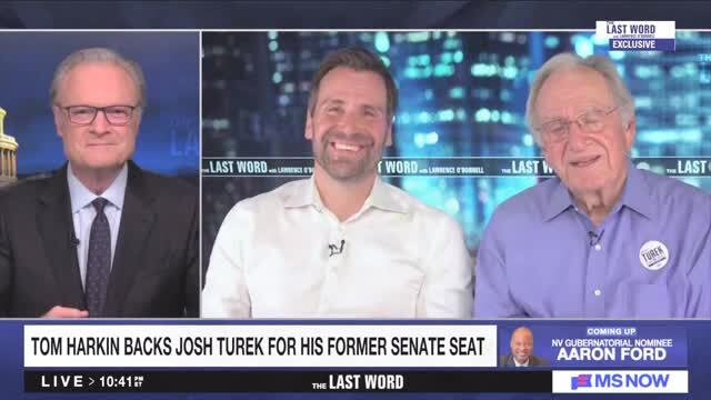 Tom Harkin: The Only Advice that I’ve Ever Given Josh Turek Is Simply This ‘Be Yourself’...’He Is Original, He’s Real’