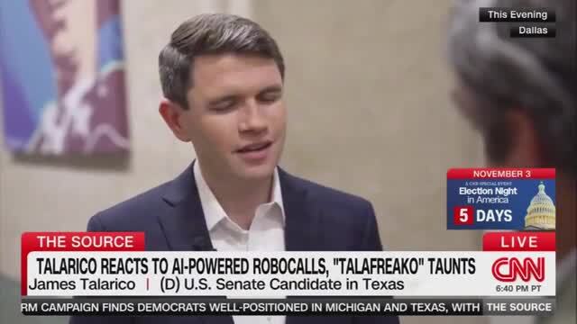 Talarico: Ken Paxton Is Canceling Rallies and Using A.I. Bots Instead of Volunteers