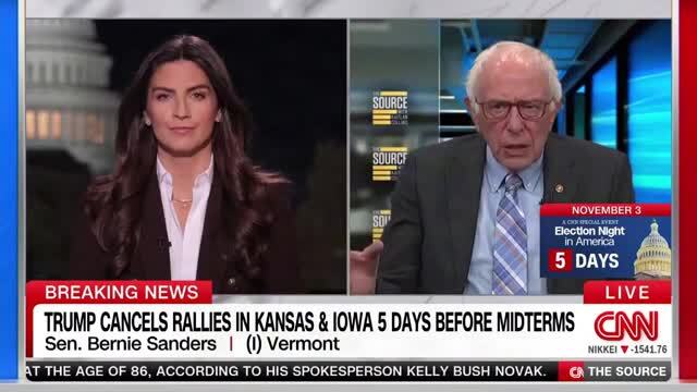 Bernie Sanders: Trump’s Getting Nervous that the Progressives Are Able to Rally the American People to Stand up Against Him