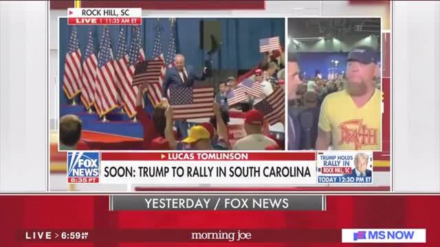 Anti-Trumper Trolls Fox News and Says He Wanted To See ‘Cult’ in Person at South Carolina Rally
