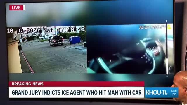 Harris Co. DA Shows Video of ICE Agent Running Man Over, Announces Charges