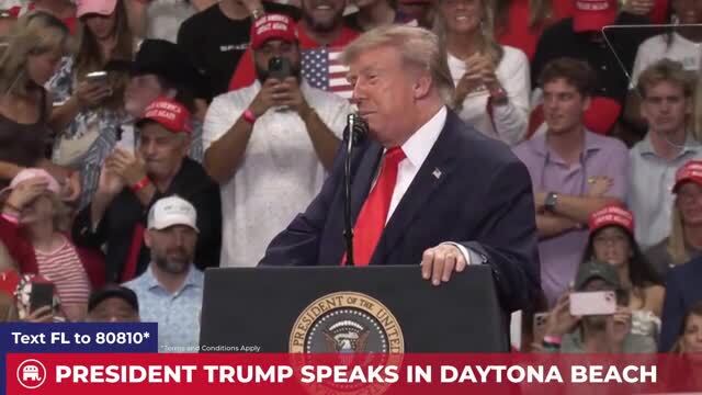 Trump: The People of Florida Are Going to Elect Republicans
