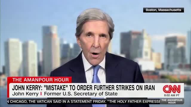 John Kerry: It Would Be an ‘Enormous Mistake’ to Order Further Strikes on Iran